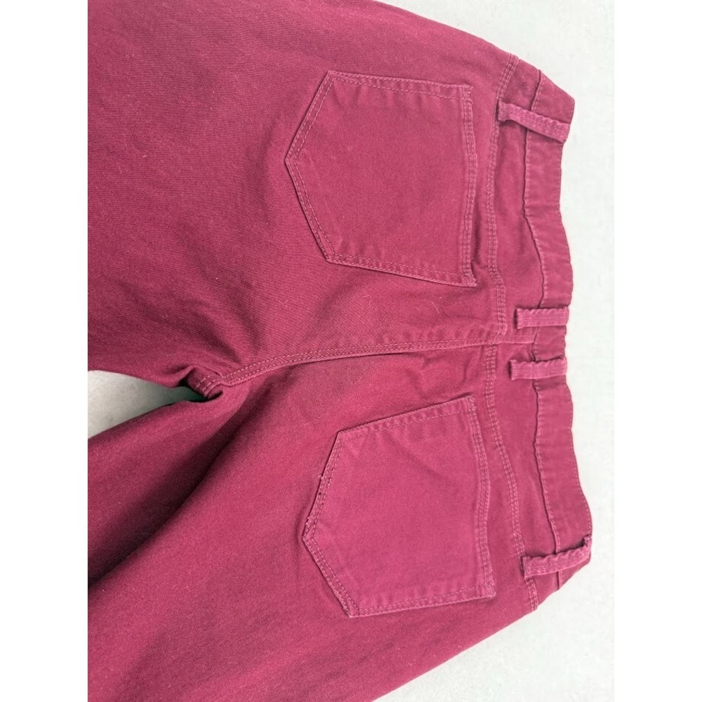 Nobo No Boundaries Skinny High Burgundy Rise Jeans Jr‎ Size 11 - Picture 3 of 5